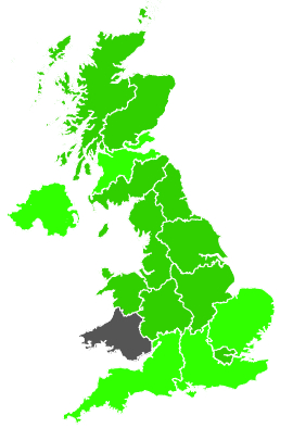 Click on a region for air pollution levels for 07/02/1991