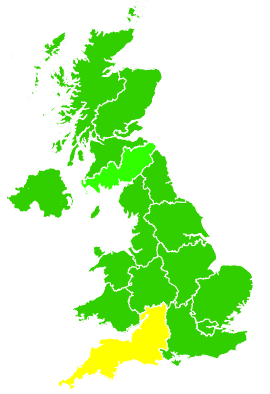 Click on a region for air pollution levels for 07/02/2014