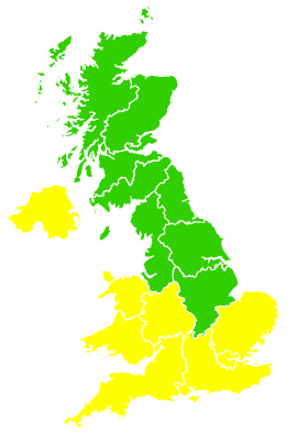 Click on a region for air pollution levels for 07/04/2013