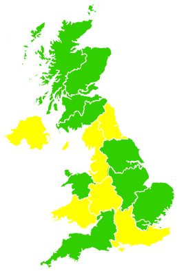 Click on a region for air pollution levels for 07/05/2001