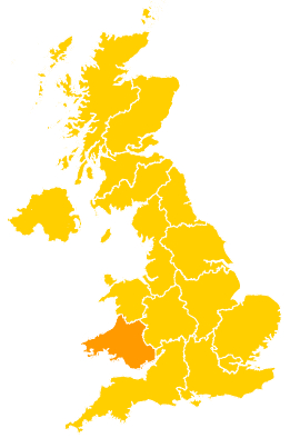 Click on a region for air pollution levels for 07/05/2008