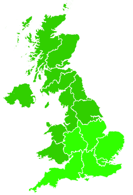 Click on a region for air pollution levels for 07/06/1994