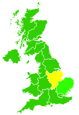 Click on a region for air pollution levels for 07/12/2014