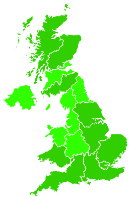 Click on a region for air pollution levels for 07/12/2016