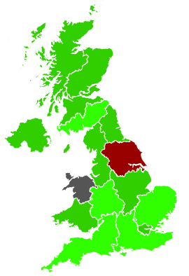 Click on a region for air pollution levels for 08/01/2002