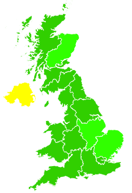 Click on a region for air pollution levels for 08/01/2014