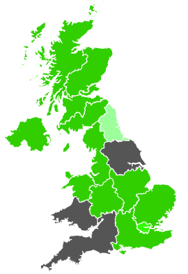 Click on a region for air pollution levels for 08/04/1987