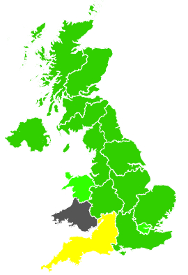 Click on a region for air pollution levels for 08/04/1988