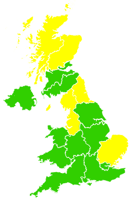 Click on a region for air pollution levels for 08/06/2002