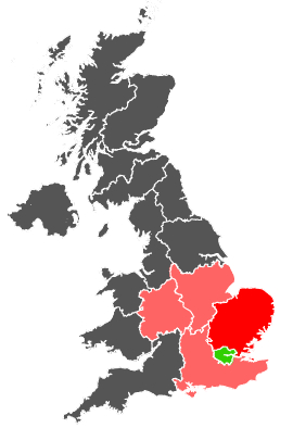 Click on a region for air pollution levels for 08/07/1984