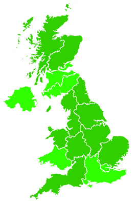 Click on a region for air pollution levels for 08/07/2021