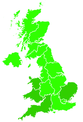 Click on a region for air pollution levels for 08/07/2025