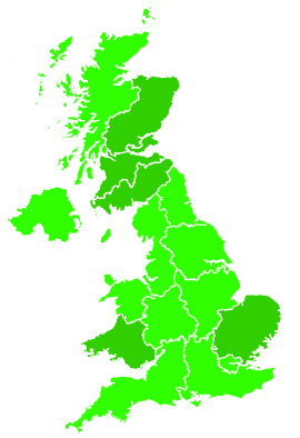 Click on a region for air pollution levels for 08/08/2017