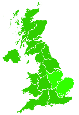 Click on a region for air pollution levels for 08/09/1995