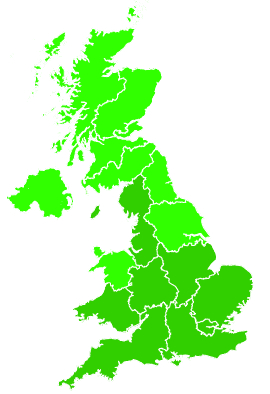 Click on a region for air pollution levels for 08/09/2012