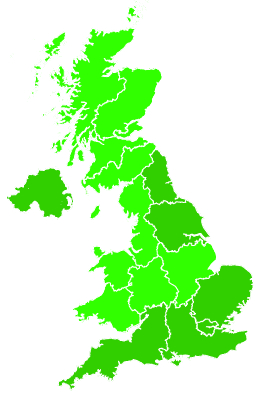 Click on a region for air pollution levels for 08/09/2015