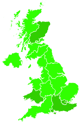 Click on a region for air pollution levels for 08/09/2017
