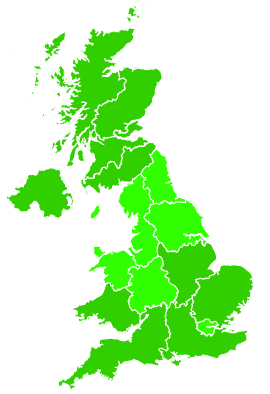 Click on a region for air pollution levels for 08/09/2022