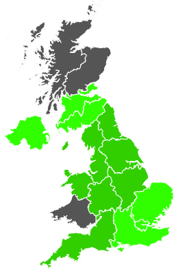 Click on a region for air pollution levels for 08/10/1989
