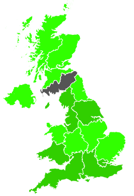 Click on a region for air pollution levels for 08/10/1997