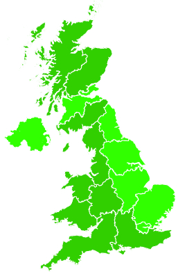 Click on a region for air pollution levels for 08/10/2019