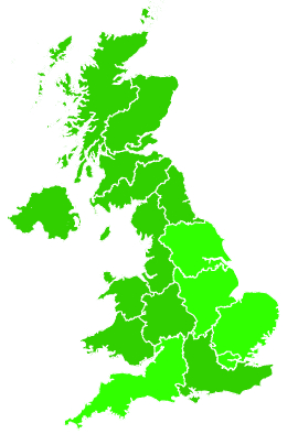 Click on a region for air pollution levels for 08/11/2015