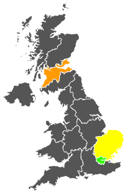Click on a region for air pollution levels for 08/12/1977