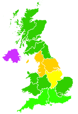 Click on a region for air pollution levels for 08/12/2010