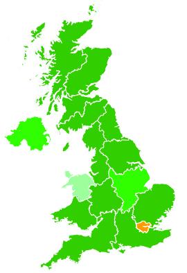 Click on a region for air pollution levels for 09/03/2013