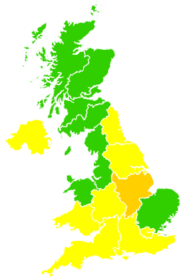 Click on a region for air pollution levels for 09/04/2000