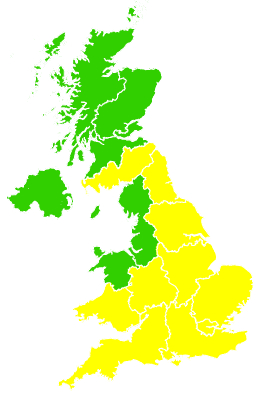Click on a region for air pollution levels for 09/04/2017