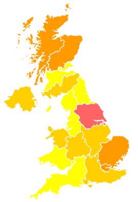Click on a region for air pollution levels for 09/05/2008
