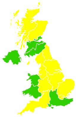 Click on a region for air pollution levels for 09/05/2011