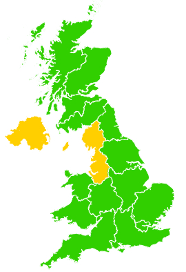 Click on a region for air pollution levels for 09/06/2002