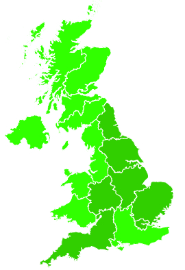 Click on a region for air pollution levels for 09/07/2021