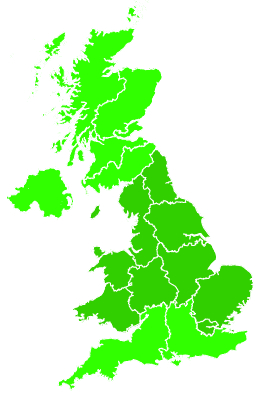Click on a region for air pollution levels for 09/08/2001