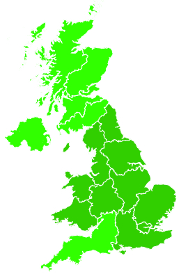 Click on a region for air pollution levels for 09/08/2014