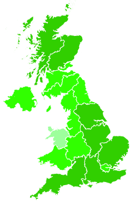 Click on a region for air pollution levels for 09/09/2019