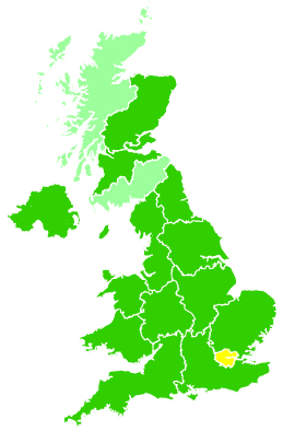Click on a region for air pollution levels for 09/10/2004