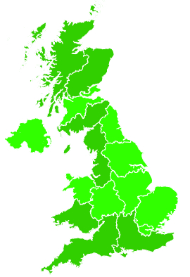 Click on a region for air pollution levels for 09/10/2019