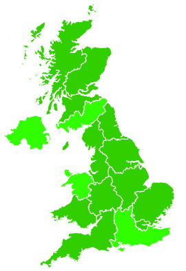 Click on a region for air pollution levels for 09/11/2002