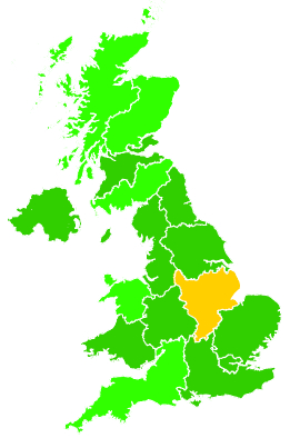 Click on a region for air pollution levels for 09/11/2014