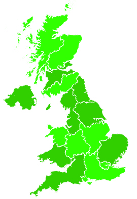 Click on a region for air pollution levels for 10/01/2003