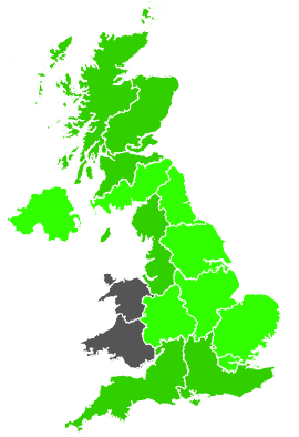 Click on a region for air pollution levels for 10/02/1988