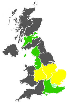 Click on a region for air pollution levels for 10/04/1986