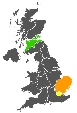 Click on a region for air pollution levels for 10/05/1978