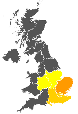 Click on a region for air pollution levels for 10/06/1984