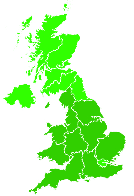 Click on a region for air pollution levels for 10/07/2018