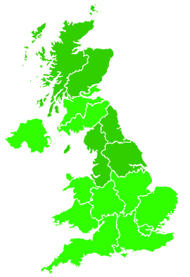 Click on a region for air pollution levels for 10/07/2021