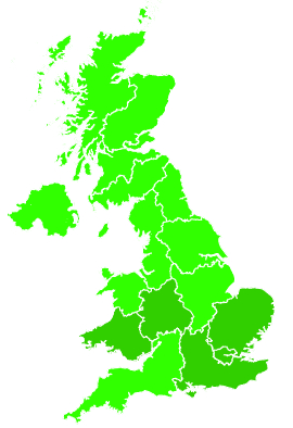 Click on a region for air pollution levels for 10/08/2015